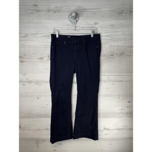 Gap 1969 Jeans Womens 28/6 Dark Blue Long & Lean Bootcut Stretch Dark Wash
